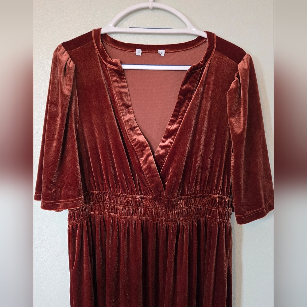 Baltic Born | NWOT Artemis Velvet Maxi Dress Size 1XL - Picture 9 of 11